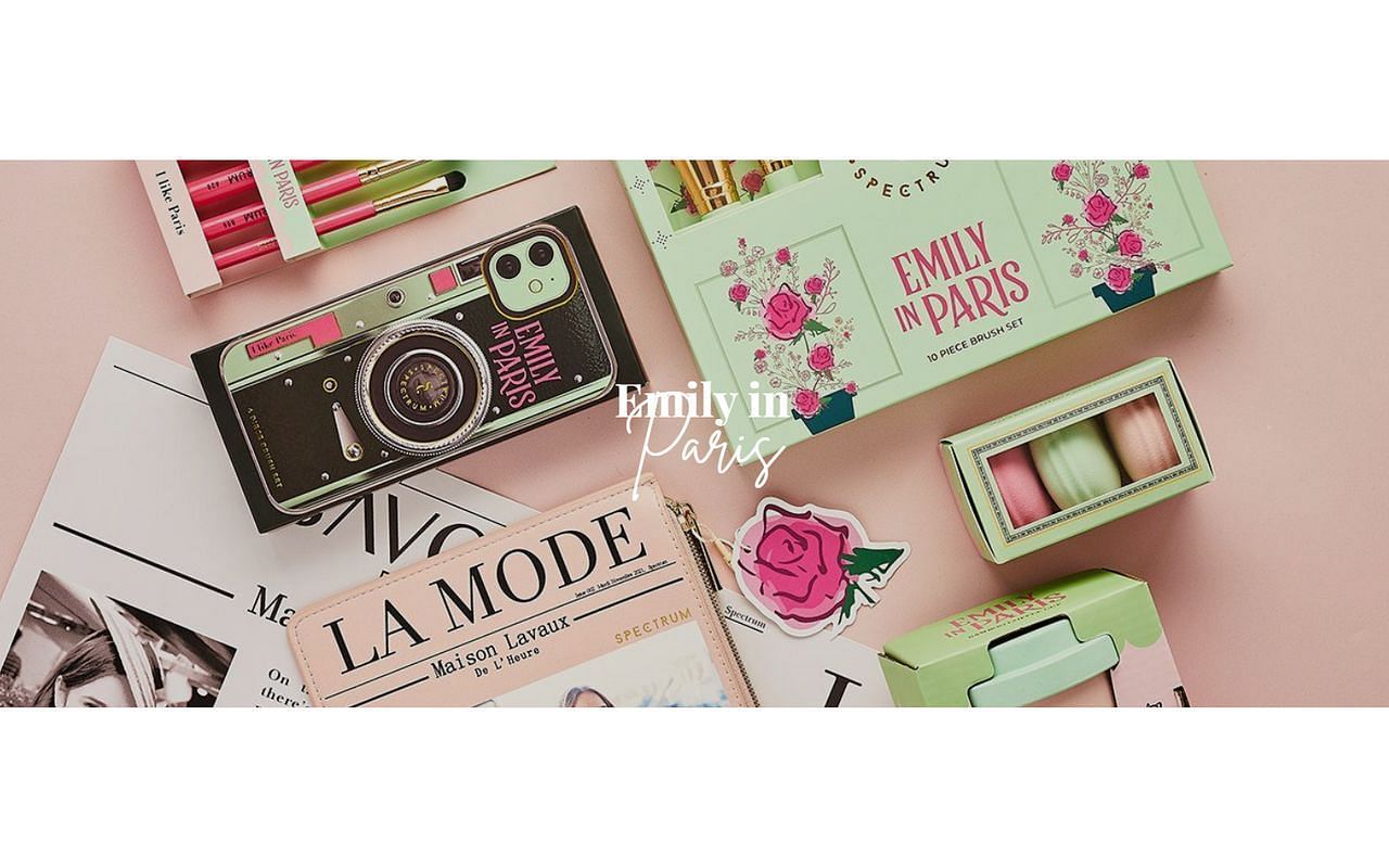 Emily In Paris x Spectrum Collection/ image via Spectrum Collections
